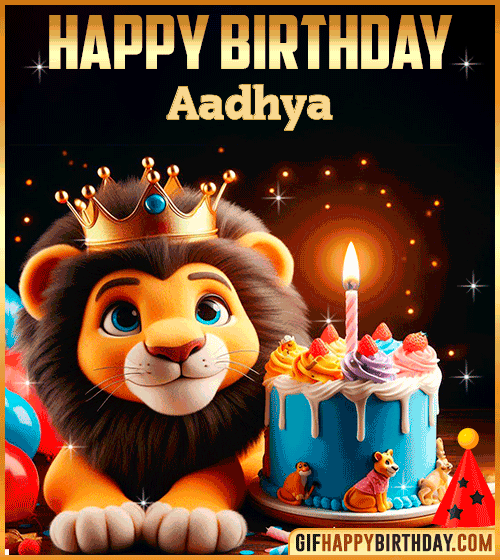 Lion King Happy Birthday Gif Aadhya
