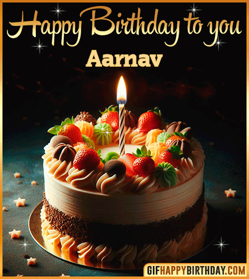Happy Birthday to you gif Aarnav