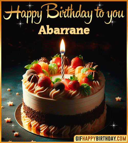 Happy Birthday to you gif Abarrane