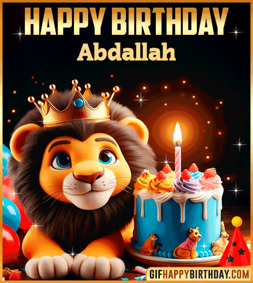 Lion King Happy Birthday Gif Abdallah