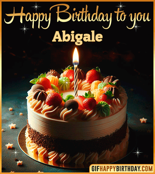 Happy Birthday to you gif Abigale