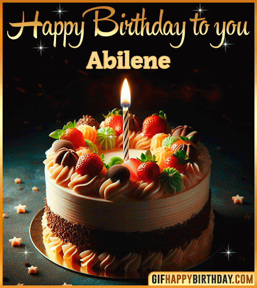 Happy Birthday to you gif Abilene