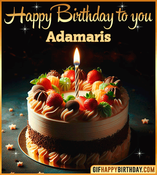Happy Birthday to you gif Adamaris