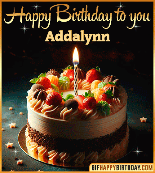 Happy Birthday to you gif Addalynn