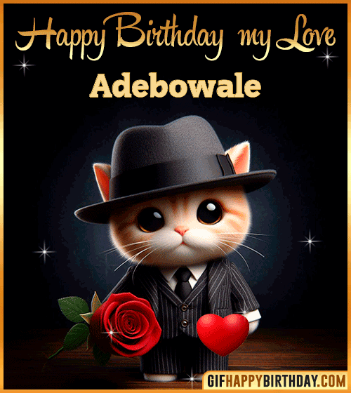 Happy Birthday my love Adebowale
