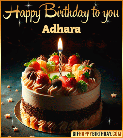 Happy Birthday to you gif Adhara