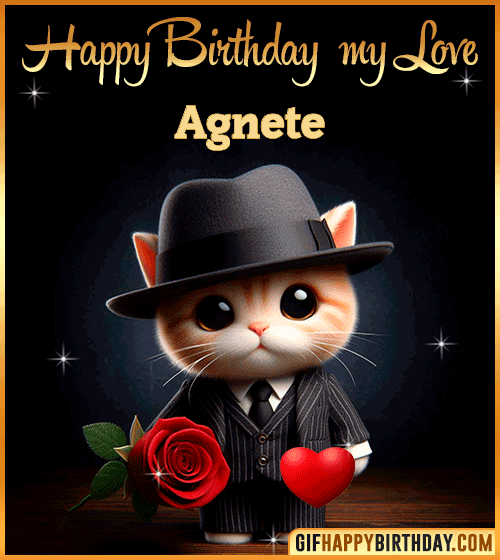 Happy Birthday my love Agnete