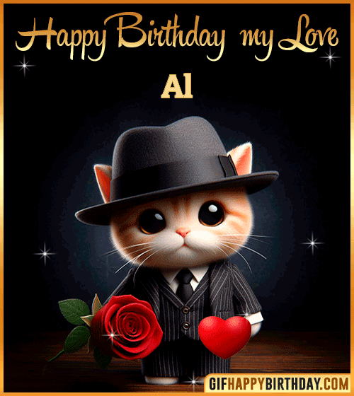 Happy Birthday my love Al