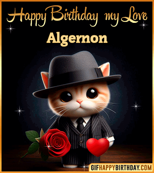 Happy Birthday my love Algernon