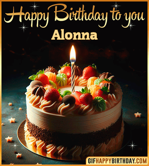 Happy Birthday to you gif Alonna