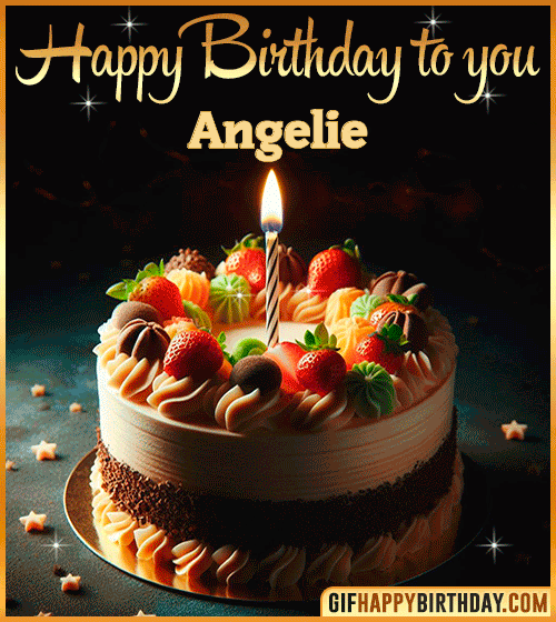 Happy Birthday to you gif Angelie