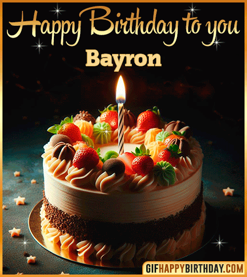 Happy Birthday to you gif Bayron