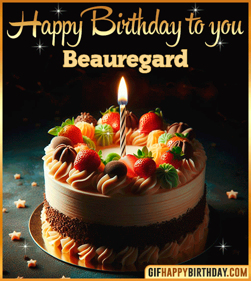 Happy Birthday to you gif Beauregard