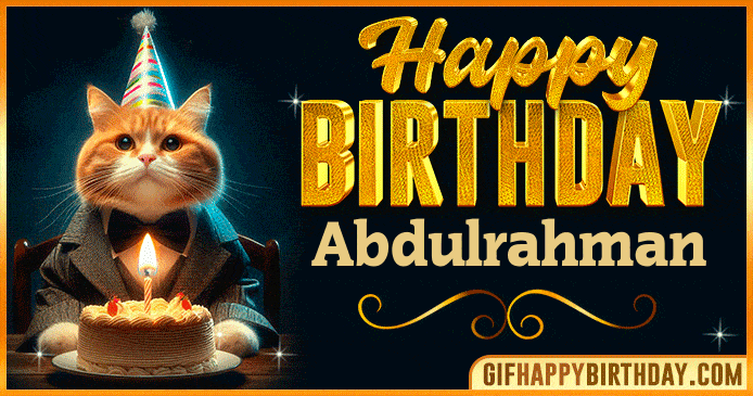 Happy Birthday Abdulrahman GIF