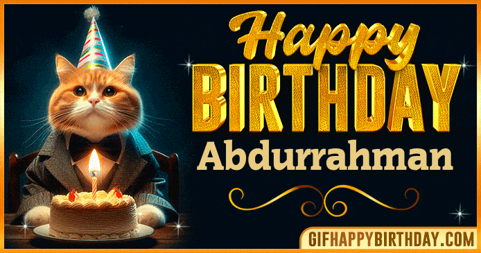 Happy Birthday Abdurrahman GIF