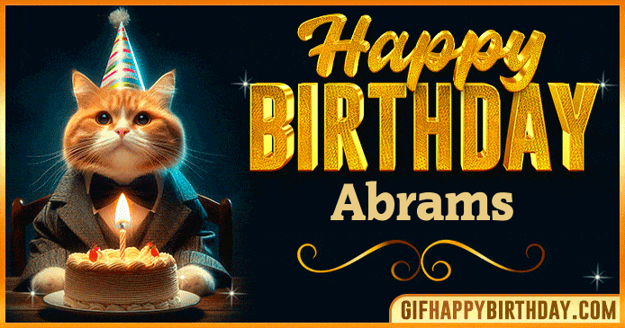 Happy Birthday Abrams GIF