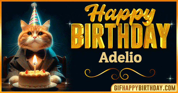 Happy Birthday Adelio GIF