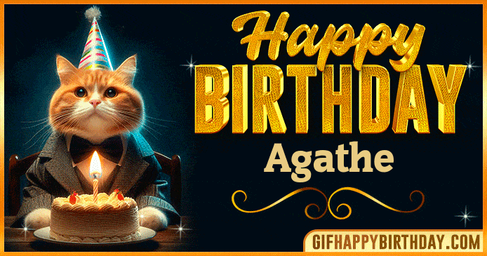 Happy Birthday Agathe GIF