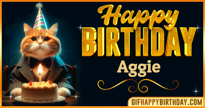 Happy Birthday Aggie GIF