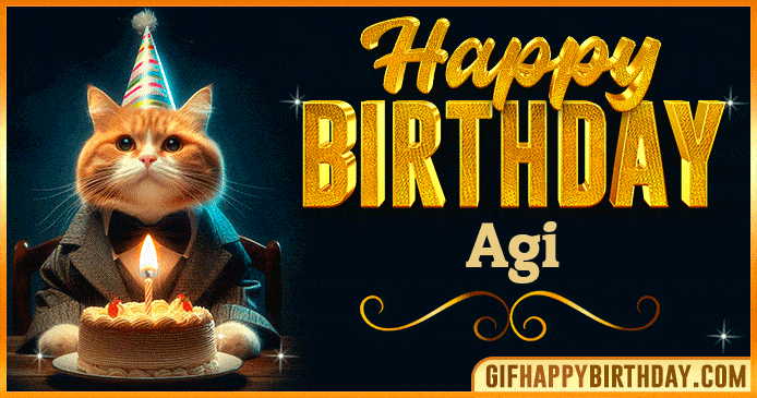 Happy Birthday Agi GIF