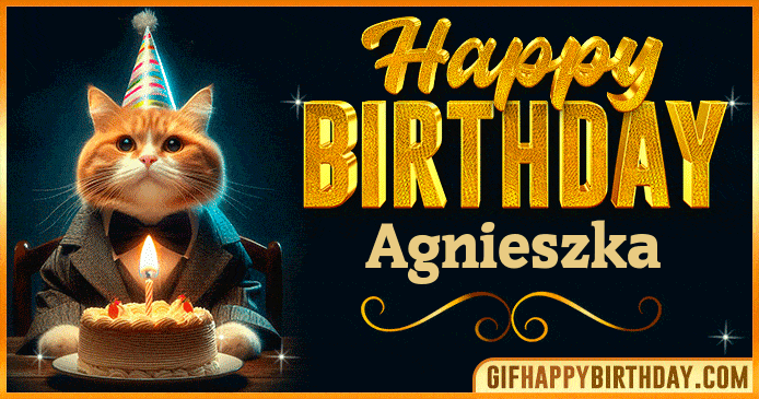 Happy Birthday Agnieszka GIF