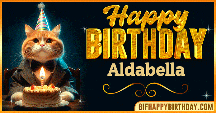 Happy Birthday Aldabella GIF