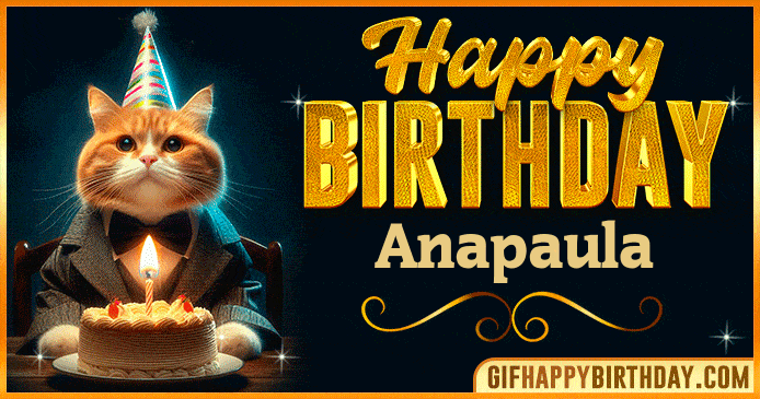 Happy Birthday Anapaula GIF