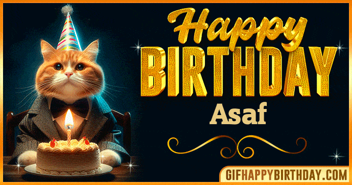 Happy Birthday Asaf GIF