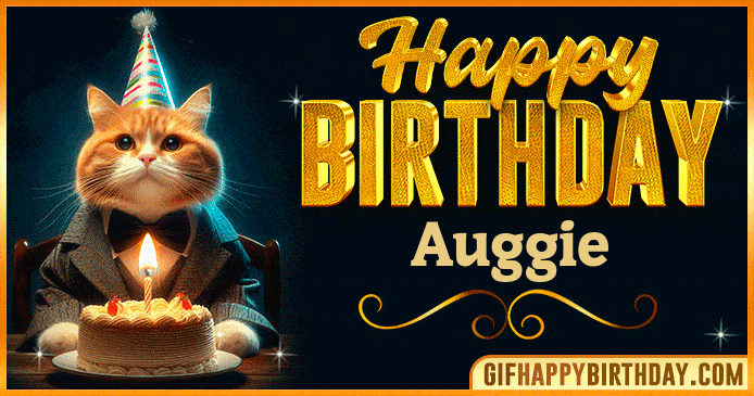 Happy Birthday Auggie GIF