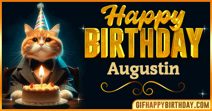 Happy Birthday Augustin GIF