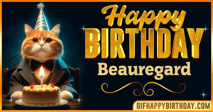 Happy Birthday Beauregard GIF