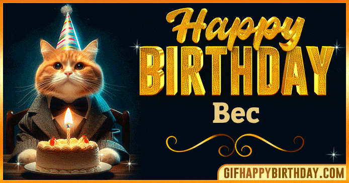 Happy Birthday Bec GIF