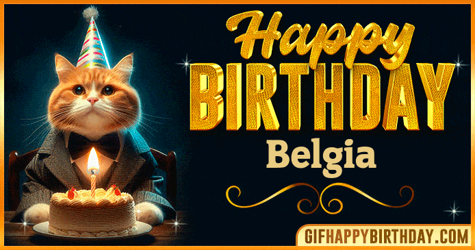 Happy Birthday Belgia GIF