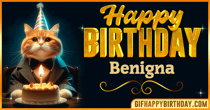 Happy Birthday Benigna GIF