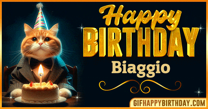 Happy Birthday Biaggio GIF