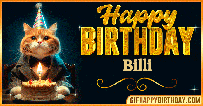 Happy Birthday Billi GIF