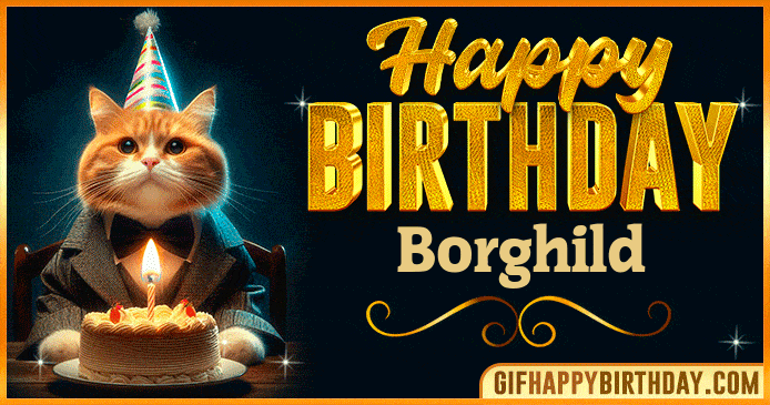 Happy Birthday Borghild GIF