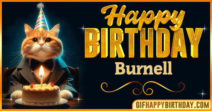Happy Birthday Burnell GIF