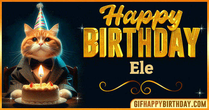 Happy Birthday Ele GIF