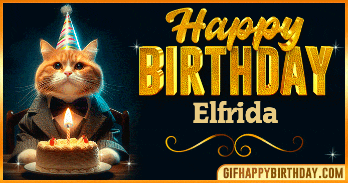 Happy Birthday Elfrida GIF