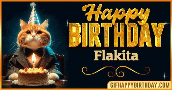 Happy Birthday Flakita GIF