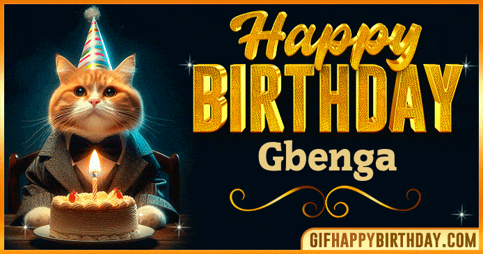 Happy Birthday Gbenga GIF
