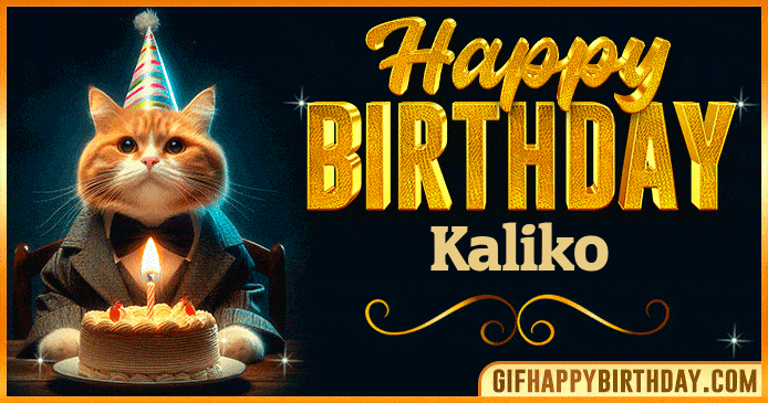 Happy Birthday Kaliko GIF