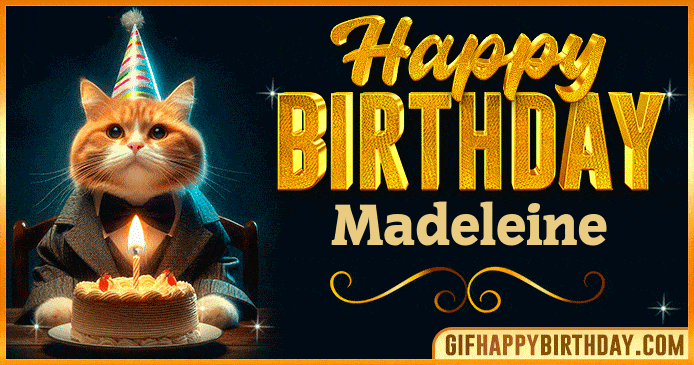 Happy Birthday Madeleine GIF