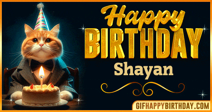 Happy Birthday Shayan GIF