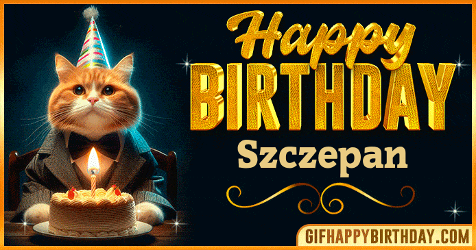 Happy Birthday Szczepan GIF