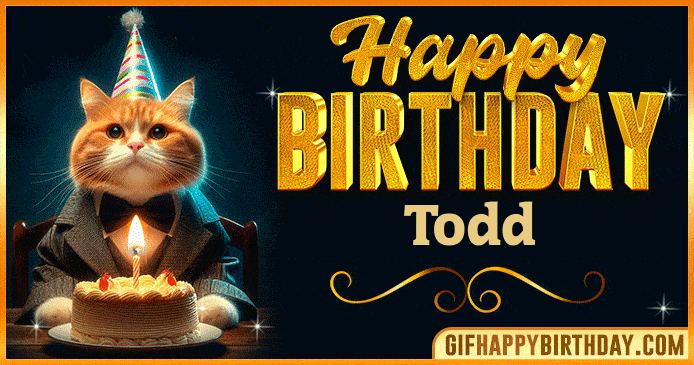 Happy Birthday Todd GIF