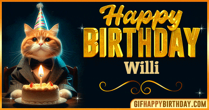 Happy Birthday Willi GIF